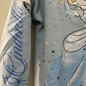 Cindrella Print Sweatshirt By Yk Disney 6-8 Yrs