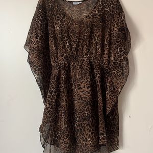 Leopard Print Kaftaan