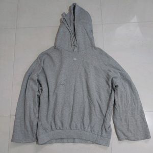 Oversized Unisex Grey Hoodie