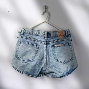 High-Waisted Denim Shorts