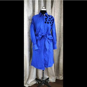 Hollaback Twisted  Shirt Style Dress