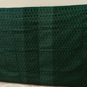 Emerald Green Heart Print  Blanket