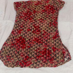 Printed Short Kurti