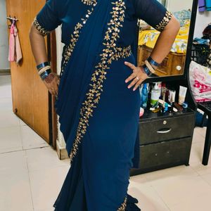 Gown Style Saree