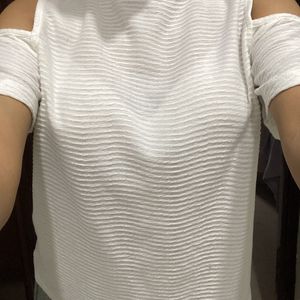 Cold Shoulder Top From Mango