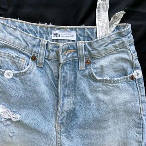 Zara ripped jeans