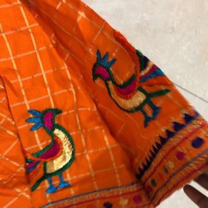 PEACOCK HAND EMBROIDERY KURTA SET