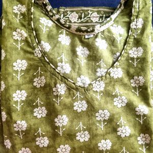 Cotton Printed Kurta Set