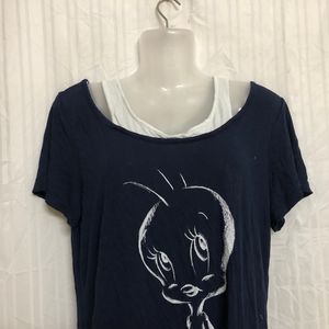 Tweety Short Sleeve Top