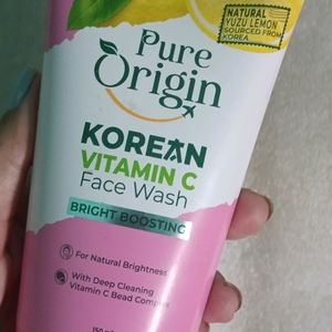 (Sealed) Korean Vitamin C Facewash Pure Origin