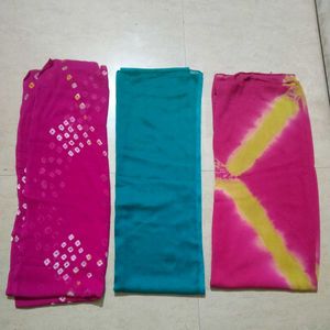 3 Dupattas (Chiffon)