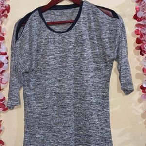 Grey Top For Girls