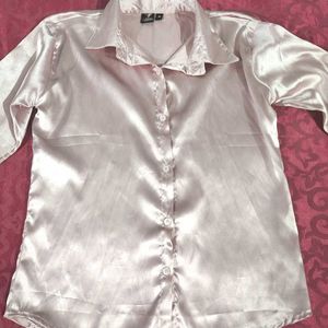 Casual Satin Shirt For Women