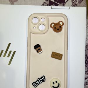 Iphone 14 Beige 🐻 Bear Cover