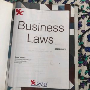 Business Laws Book. Good Condition Like New.