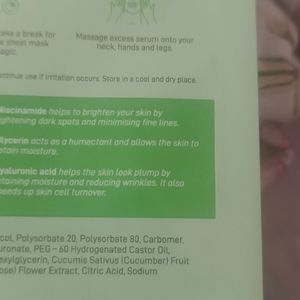 Popxo Cucumber Sheet Mask