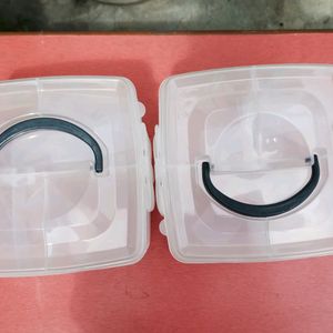 Pack Of 2 Plastic Organizers