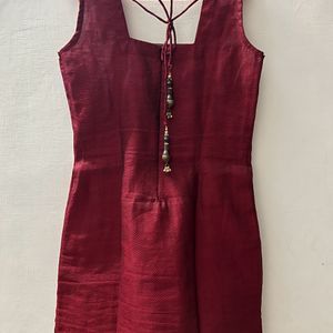 Maroon Suit Set