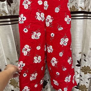 H&M Divided Floral Jumpsuit