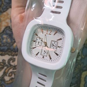 White Big Watch