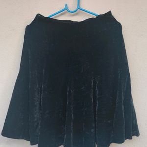 Velvet Short Skirt