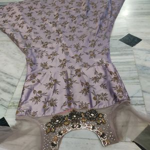 Lavender Flery Gown