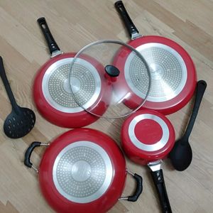 New 7 Pc Induction Based Cookware Set