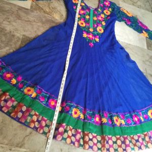 BRAND New Anarkali long dress with embroidery