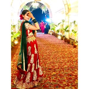 Red Lehnga