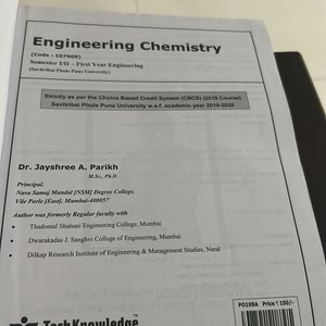 FY Engineering Chemistry Sem 1/2