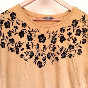 Mustard Neckline Designer Top (Women)