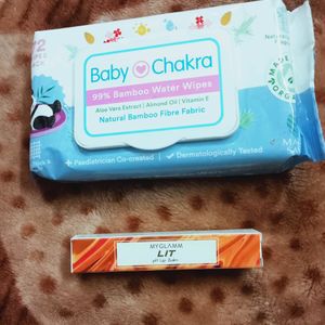 Baby Chakra Wipes And Lip Balm Combo For Monami