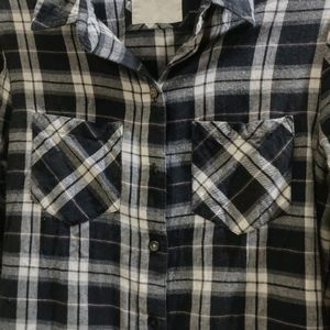 Black And White Check Shirt