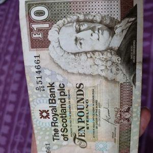 10 Pounds Currency Note