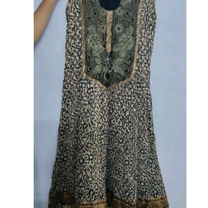 Black & Golden Kurti