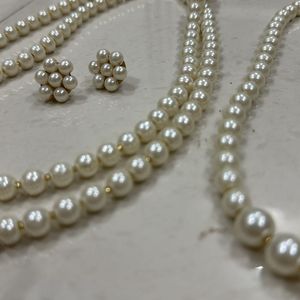 Pearl Necklace Set