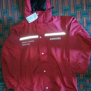 Brand New Zomato Heavy Raincoat