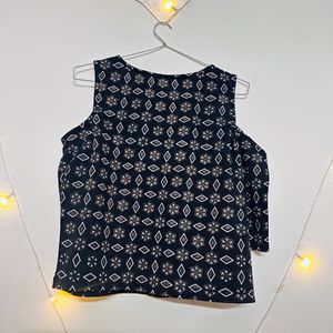 Global Desi Cold Shoulder Top