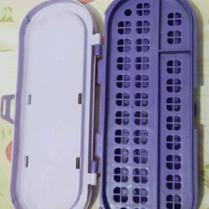 Pencil Box with game at top