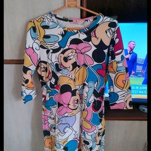 Ginger Mickey Mouse Dress