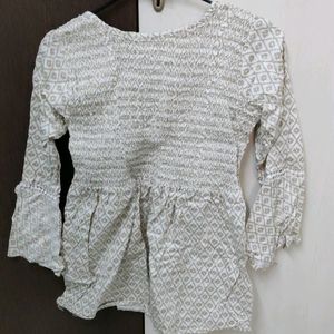 ZARA Top Smocked