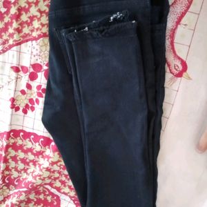 Black High Waist Skinny Jeans