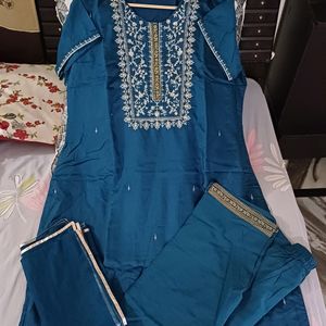 Biba Straight Kurti Bottom With Dupatta #biba