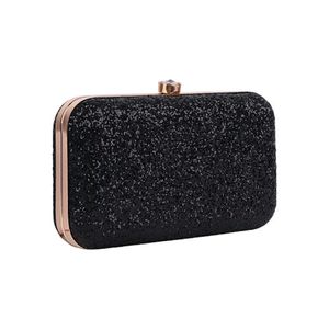 Nykaa Black Glitter Clutch