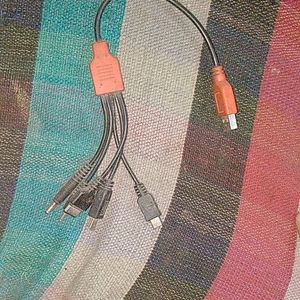 5 In 1 Charger Cable