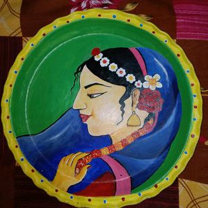 Design on Clay Plate