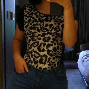 Van Heusen animal printed top