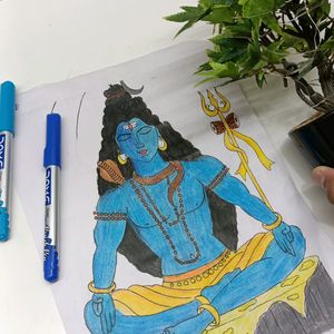 Mahadev Ji Painting 🎨 🖌️ Handmade