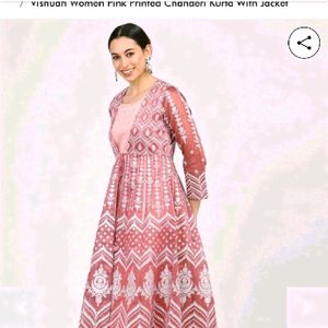 Vishuddh Ethnic Long Kurta With Jacket