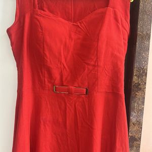 Women Red dress